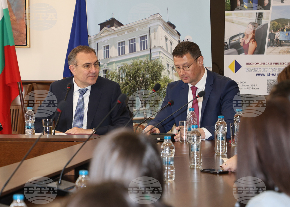 Варна - Икономически университет - Борислав Гуцанов - посещение