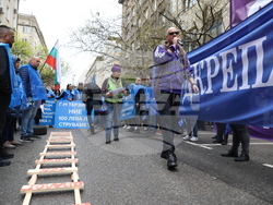 Министерство на финансите - протест на транспортни работници