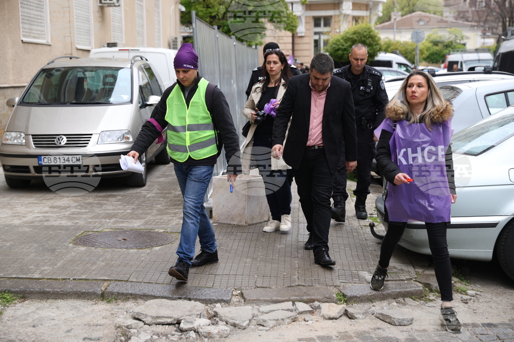 Министерство на финансите - протест на транспортни работници