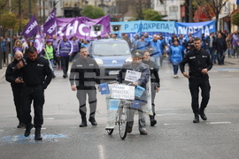 Министерство на финансите - протест на транспортни работници