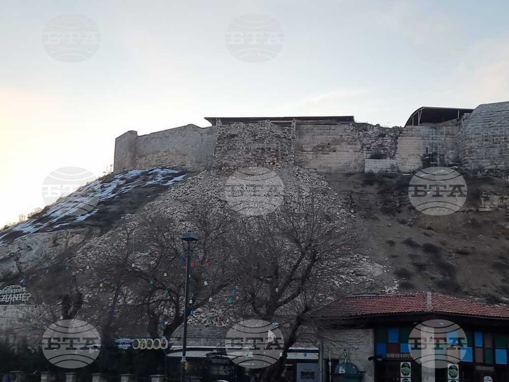 Турция - Газиантеп - земетресение -  замък Газиантеп