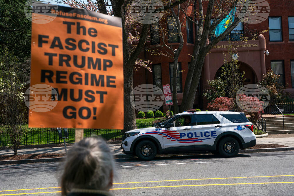Trump US El Salvador Protest