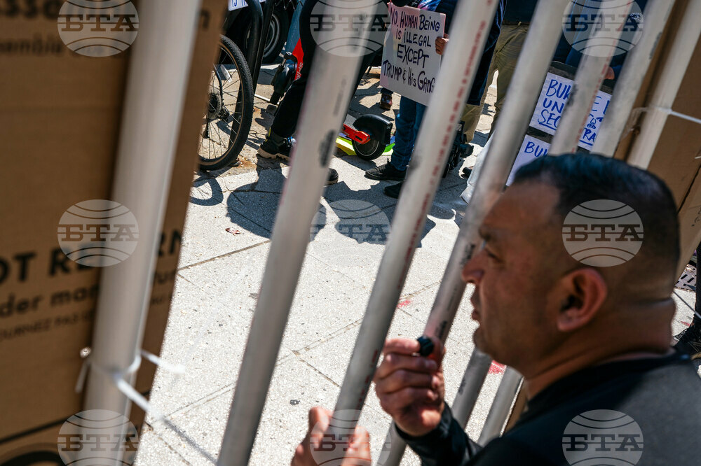 Trump US El Salvador Protest