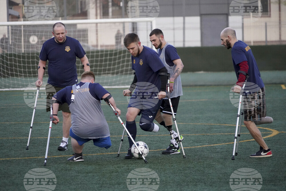 Russia Ukraine War Amputee Soccer