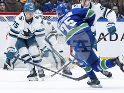 Sharks Canucks Hockey