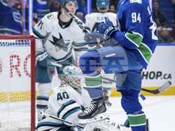 Sharks Canucks Hockey