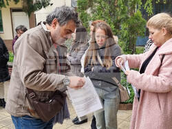 Хасково - читалище - протест