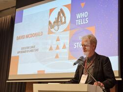 Конференцията „Нови хоризонти в журналистиката“ е на тема „Кой разказва историята сега“.  Снимка: Гергана Николова / БТА