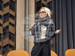 Конференцията „Нови хоризонти в журналистиката“ е на тема „Кой разказва историята сега“.  Снимка: Гергана Николова / БТА