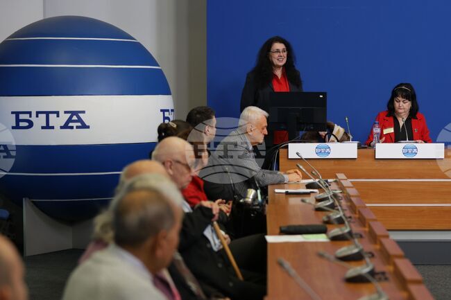 Национален пресклуб на БТА София - "Съюз на пенсионерите - 2004 Обединени" - пресконференция