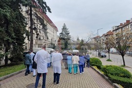 Болница "Св. Екатерина" - служители - протест