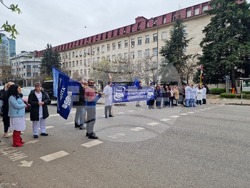 Болница "Св. Екатерина" - служители - протест