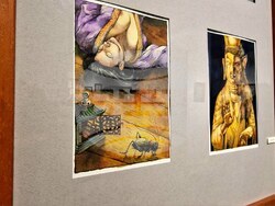 Художникът проф. Виктор Паунов представи изложбата си "Бестиарий"