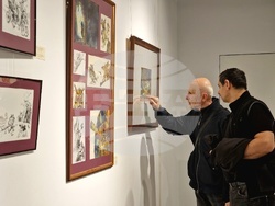 Художникът проф. Виктор Паунов представи изложбата си "Бестиарий"