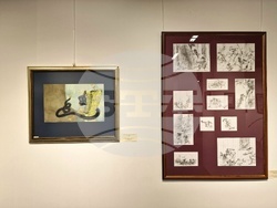 Художникът проф. Виктор Паунов представи изложбата си "Бестиарий"