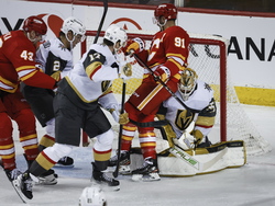 Golden Knights Flames Hockey