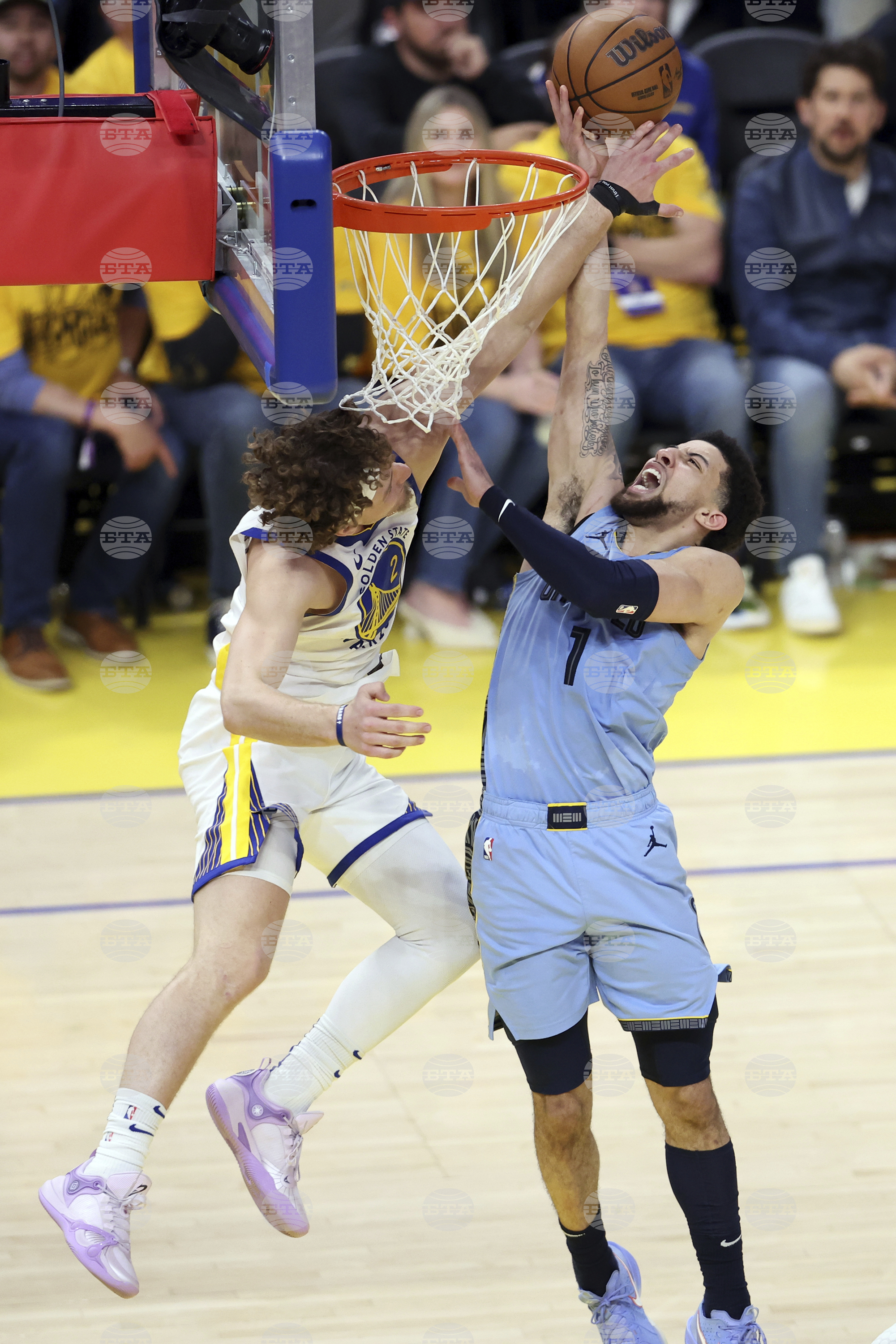 APTOPIX Grizzlies Warriors Basketball