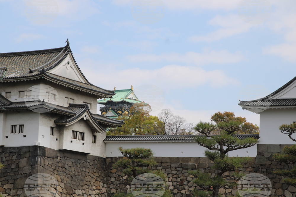 Япония - Замък на Осака - забележителност