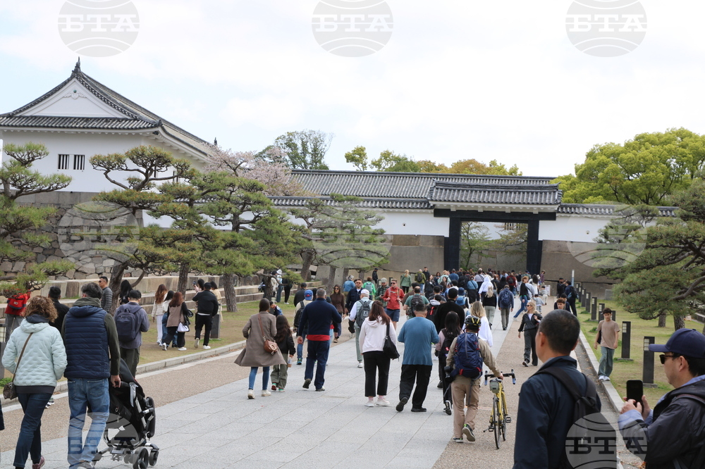 Япония - Замък на Осака - забележителност