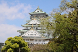 Япония - Замък на Осака - забележителност
