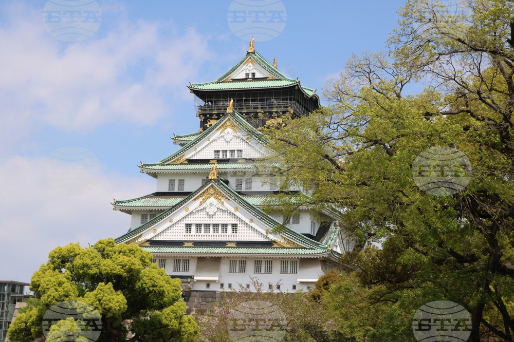 Япония - Замък на Осака - забележителност