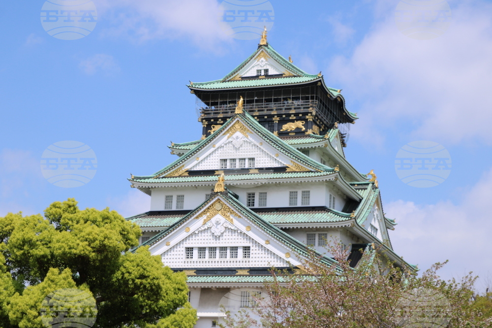 Япония - Замък на Осака - забележителност