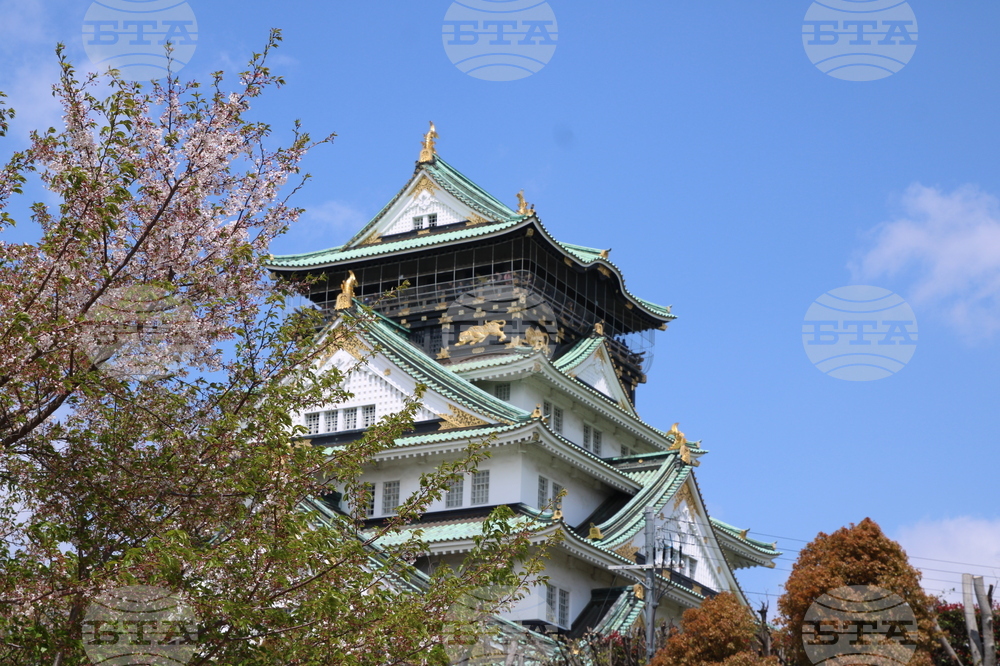 Япония - Замък на Осака - забележителност