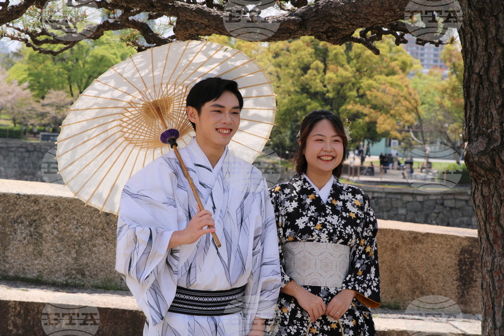 Япония - Замък на Осака - забележителност