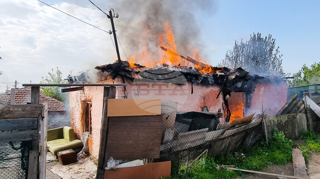 Хасково - пожар - къща