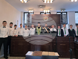 Видин - ученици - приемане на Търновската конституция - пресъздаване