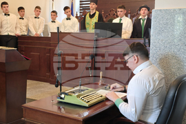 Видин - ученици - приемане на Търновската конституция - пресъздаване