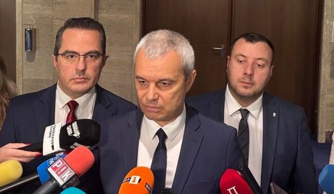 Костадин Костадинов: БСП и ИТН са вече патерици и на Пеевски, не само на ГЕРБ