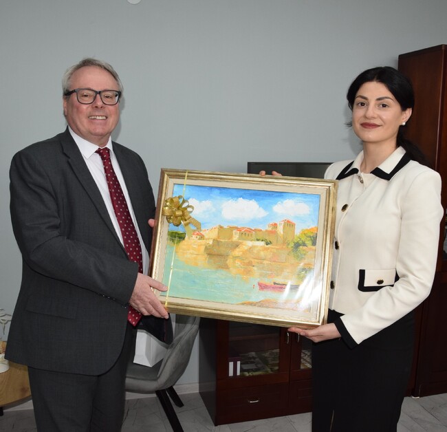 Областна администрация Видин: Областният управител Ани Арутюнян се срещна с френския посланик Жоел Мейер