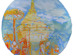 Картина на Рада Цанкова. Снимка: Галерия „Ракурси“