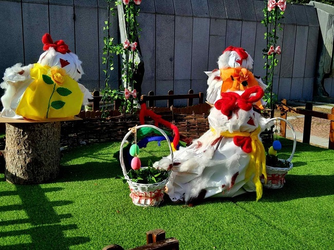 В Шумен е поставена украса за Великден