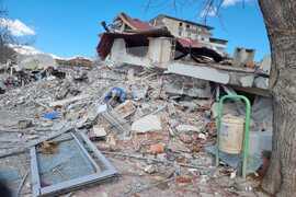 Турция - Нурдагъ - земетресение - разрушения 