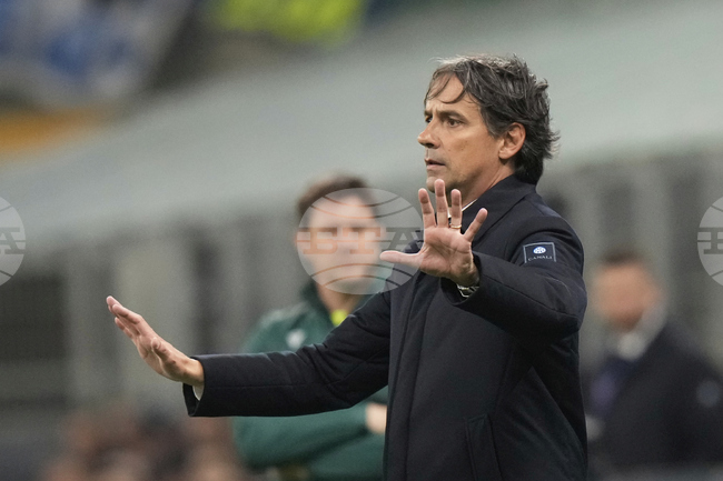 "Поражението от Болоня няма да ни отклони от нашия път към титлата", гарантира треньорът на Интер (Милано) Симоне Индзаги