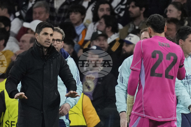 Мениджърът на Арсенал Микел Артета се надява Букайо Сака да бъде готов за полуфиналите в Шампионската лига