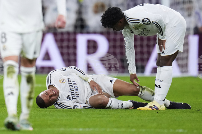 Мбапе получи контузия в глезена при загубата от Арсенал 