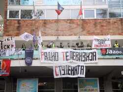 Сърбия - РТС - блокада