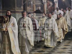 Патриаршеска катедрала „Св. Александър Невски“ - Велики четвъртък - освещаване на миро