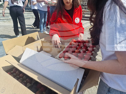 Пазарджик - Български червен кръст - боядисване на яйца