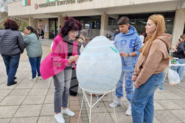 Разград - декоративни яйца - рисуване