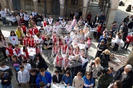Пловдив - Велики четвъртък - литургия - боядисване на айца