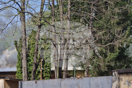 Троян - пожар - покрив - бивша фабрика "Болшевик"