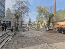 Троян - пожар - покрив - бивша фабрика "Болшевик"