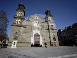 Бургас - храм "Св. Св. Кирил и Методий" - Сливенски митрополит Арсений - служба