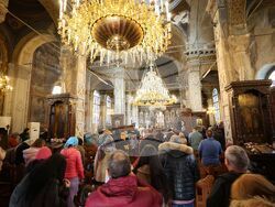 Бургас - храм "Св. Св. Кирил и Методий" - Сливенски митрополит Арсений - служба