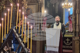 Хасково - храм "Св. Димитър" - служба