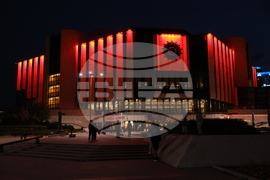 Световен ден на хемофилията - НДК - фасада - осветление